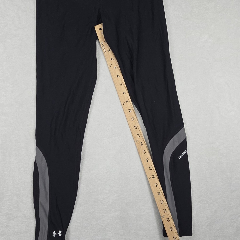 Under‎ Armour Leggings Women's Small ColdGear Activewear Yoga Pants Black - Picture 3 of 7